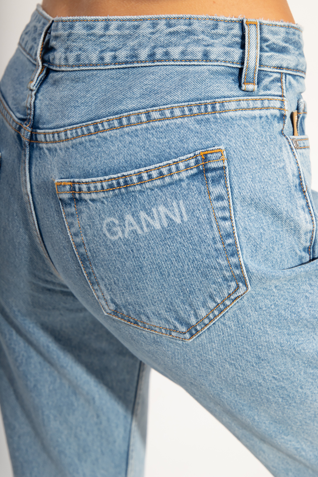 SchaferandweinerShops KY - waisted jeans Ganni - High